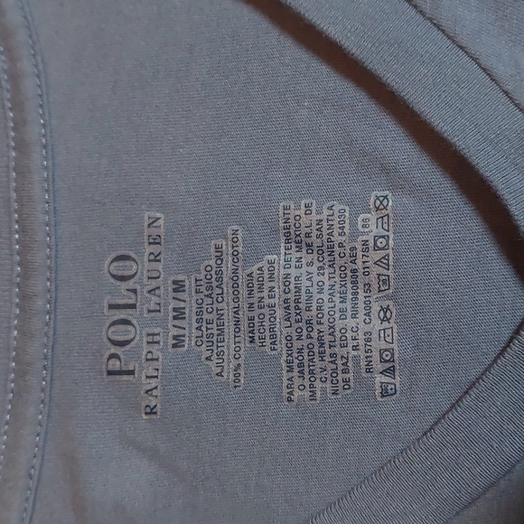 Polo V-Neck Tee Shirt - Picture 4 of 4